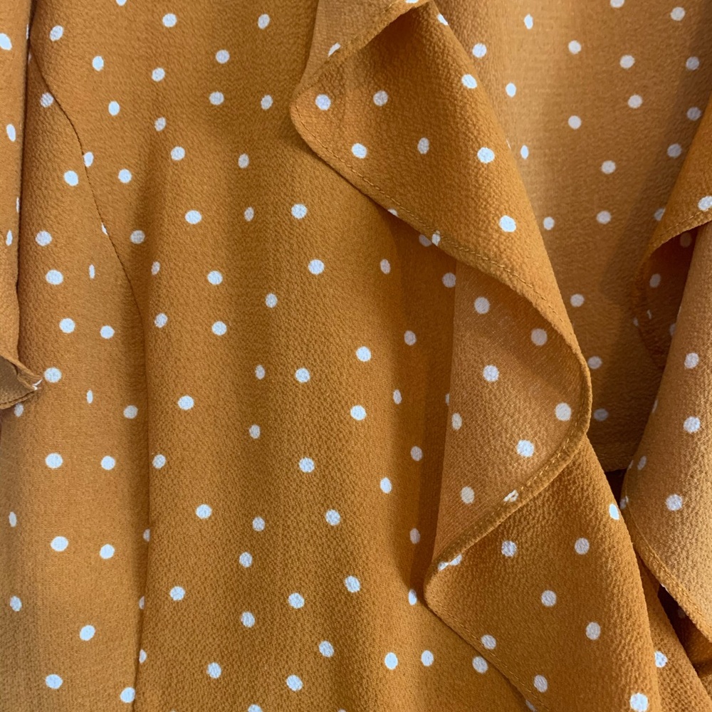 SOLD Ruffle Wrap Dress - Picture 3 of 3